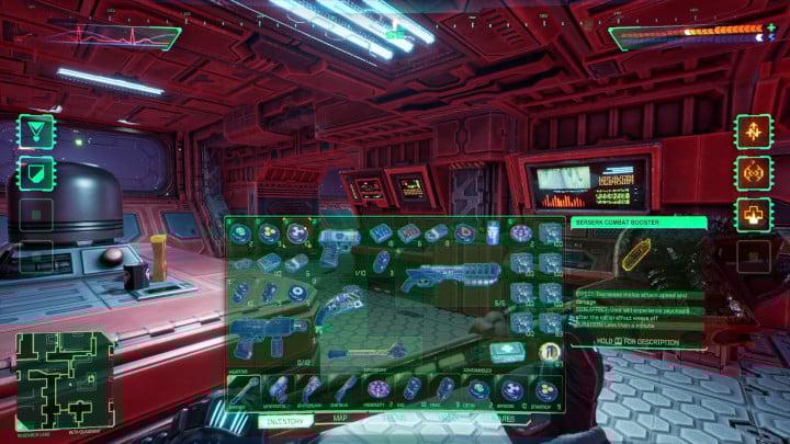 To learn more about available weapons, visit a dedicated page (Basics -> - System Shock Remake: Combat tips - Basics - System Shock Remake Guide