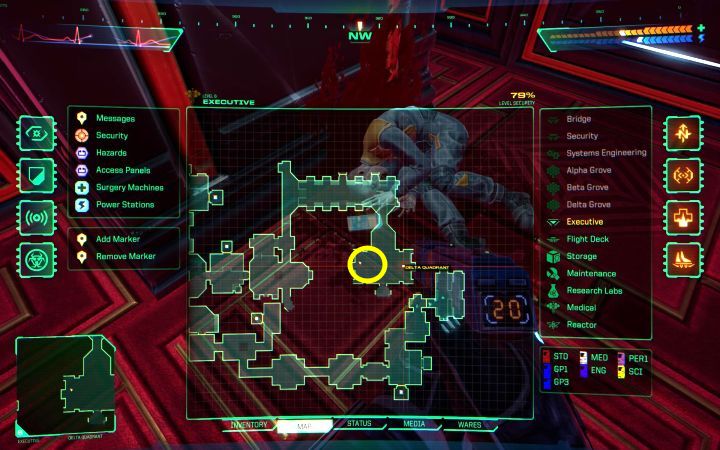 This access card is found on the Executive Deck and will be needed to explore the whole of the deck - System Shock Remake: All Keycards - Secrets and Collectibles - System Shock Remake Guide