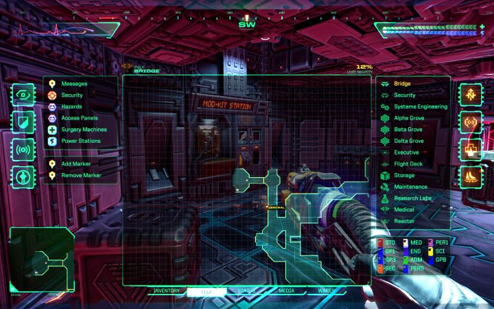 Location: Bridge - System Shock Remake: List of weapon modifications - Secrets and Collectibles - System Shock Remake Guide