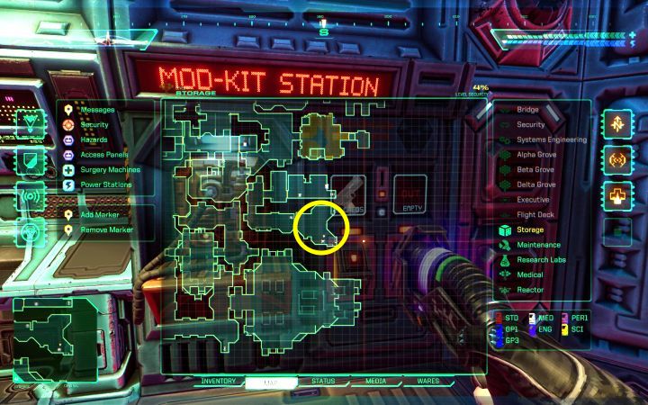 Location: Storage Deck - System Shock Remake: List of weapon modifications - Secrets and Collectibles - System Shock Remake Guide