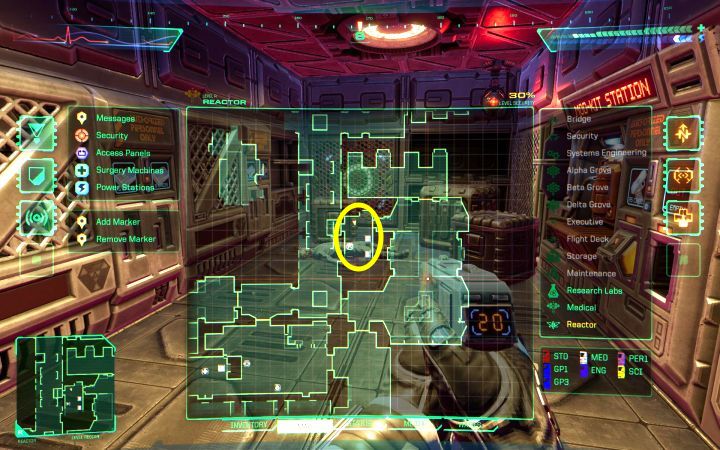 Location: Reactor Deck - System Shock Remake: List of weapon modifications - Secrets and Collectibles - System Shock Remake Guide