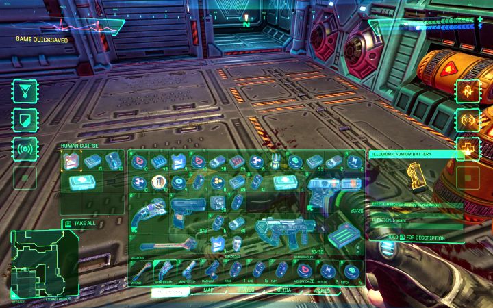 In later phases of the game, you'll start finding Illudium-Cadmium Batteries - System Shock Remake: How to regenerate Energy? - FAQ - System Shock Remake Guide