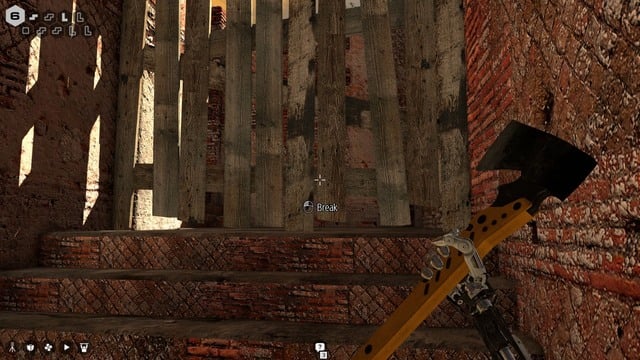 Destroy the barricade with an axe. - World A - bonus levels | Messengers and Stars - Messengers and Stars - The Talos Principle Game Guide