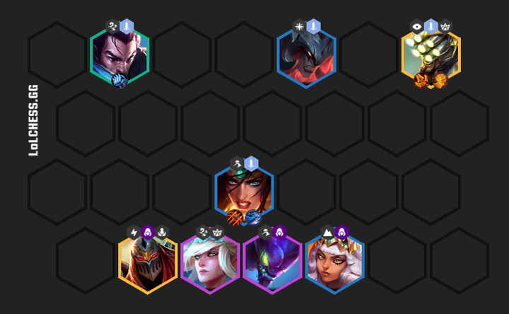 The composition is best assembled if you have drawn an element of wind, thanks to which you may get a lot of luck in obtaining items for Sivir - Best strategies and heroes compositions in Teamfight Tactics - Basics - Teamfight Tactics Guide