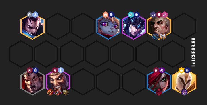 Its best to choose it if you quickly manage t get two-star knights and spatulas - Best strategies and heroes compositions in Teamfight Tactics - Basics - Teamfight Tactics Guide