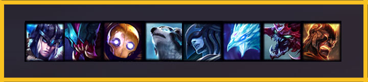 Composition: Volibear, Sejuani, Reksai, Blitzcrank, Lissandra, Anivia, Chogoth i Brand - Best strategies and heroes compositions in Teamfight Tactics - Basics - Teamfight Tactics Guide