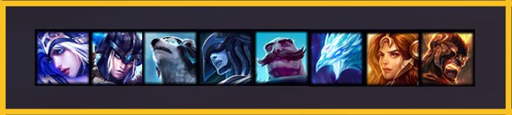 Squad: Ashe, Anivia, Lissandra, Volibear, Sejuani, Braum, Leona, Brand - Best strategies and heroes compositions in Teamfight Tactics - Basics - Teamfight Tactics Guide