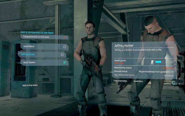 Select your companions - those can be changed at any moment of the game. - Fighting for Abundance | Chapter 1 Quests - Chapter 1 quests - The Technomancer Game Guide