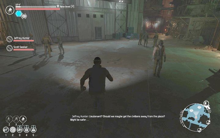 First things first, get rid of the civilians located in front of the building. - Fighting for Abundance | Chapter 1 Quests - Chapter 1 quests - The Technomancer Game Guide