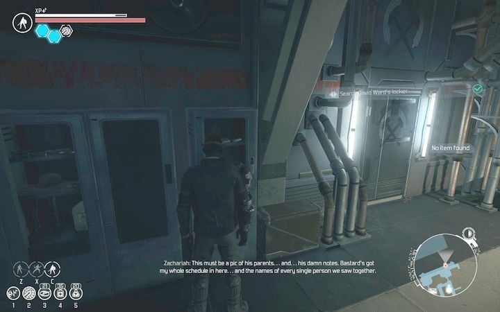 After the conversation you must look through the lockers of your companions and your superior. - Finding Earth | Chapter 1 Quests - Chapter 1 quests - The Technomancer Game Guide