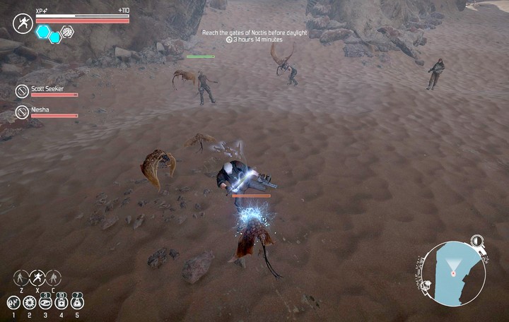 Flying monsters will be irritating - they arent dangerous, but they can hide underground and attack suddenly. - A Safe Haven | Chapter 1 Quests - Chapter 1 quests - The Technomancer Game Guide