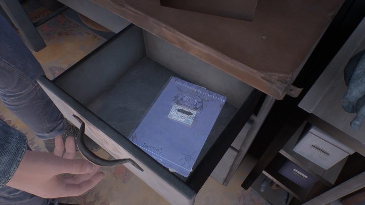 In the desk drawer youll find the thing you came here for - Tylers diary - Tell Me Why: House walkthrough - Chapter 1 Homecoming - Chapter 1 Homecoming - Tell Me Why Guide, Walkthrough