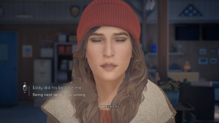 When you get down, youll reach one of the bigger choices - Tell Me Why: Police station walkthrough - Chapter 1 Homecoming - Chapter 1 Homecoming - Tell Me Why Guide, Walkthrough