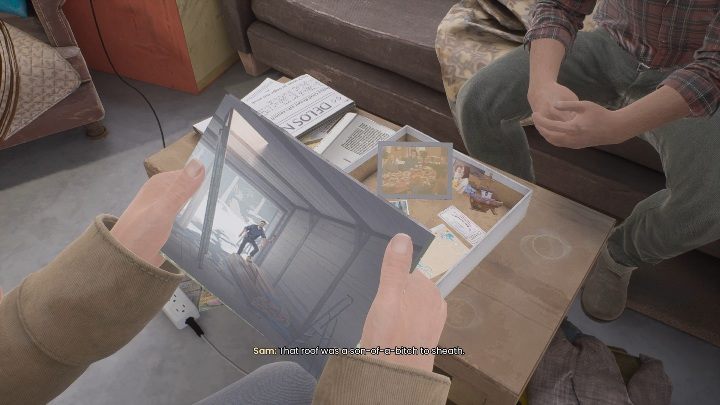 The photo he holds in his hands, however, will be the most important - Tell Me Why: Sams Workshop, walkthrough - Chapter 3 Inheritance - Chapter 3 Inheritance - Tell Me Why Guide, Walkthrough