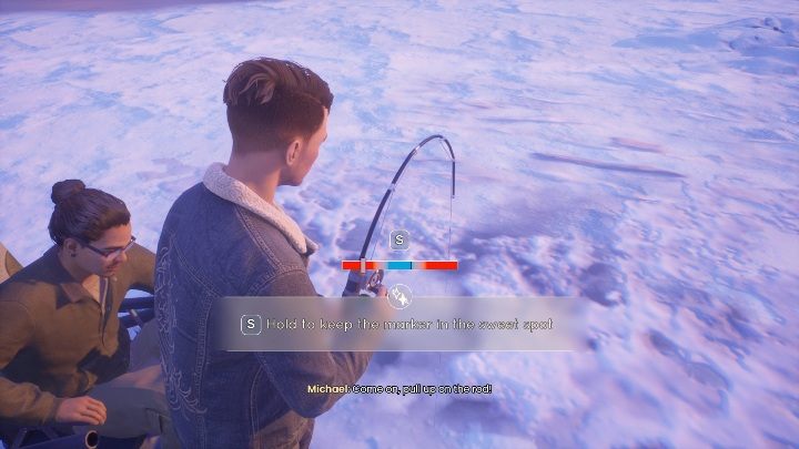 Your conversation will be interrupted by a caught fish - Tell Me Why: Family home, walkthrough - Chapter 3 Inheritance - Chapter 3 Inheritance - Tell Me Why Guide, Walkthrough