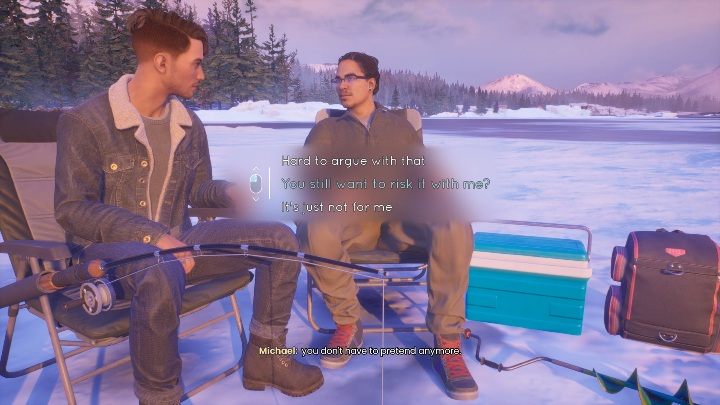 The next part of the conversation is about Tylers relationships - Tell Me Why: Family home, walkthrough - Chapter 3 Inheritance - Chapter 3 Inheritance - Tell Me Why Guide, Walkthrough