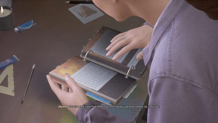 If you want to finish the game, just go to Alysons room (her mothers former room) and start writing the book - Tell Me Why: Learning the truth, walkthrough - Chapter 3 Inheritance - Chapter 3 Inheritance - Tell Me Why Guide, Walkthrough