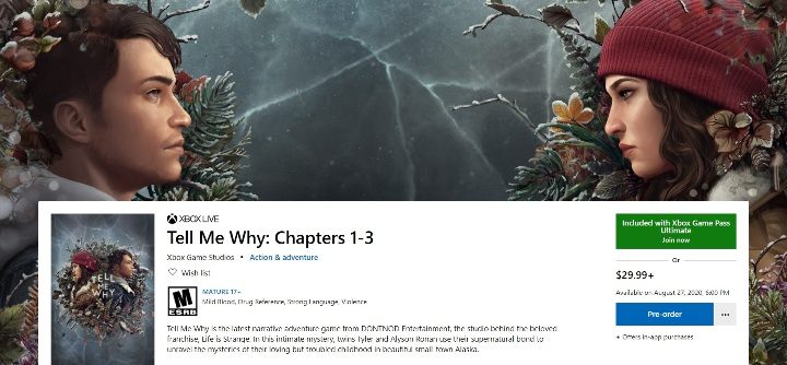 Tell me Why has 3 chapters - Tell Me Why: Game editions - Appendix - Tell Me Why Guide, Walkthrough