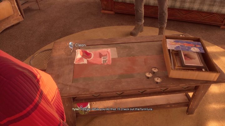 Once youve thrown things out of the kitchen, go back to the living room - Tell Me Why: Housekeeping, walkthrough - Chapter 2 Family Secrets - Chapter 2 Family Secrets - Tell Me Why Guide, Walkthrough