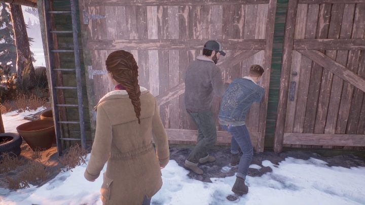 After a short conversation, you will go to the garage - Tell Me Why: Garage, walkthrough - Chapter 2 Family Secrets - Chapter 2 Family Secrets - Tell Me Why Guide, Walkthrough