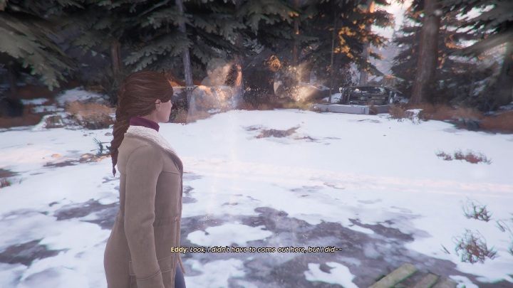 You have to look at a few memories in front of the house - Tell Me Why: Garage, walkthrough - Chapter 2 Family Secrets - Chapter 2 Family Secrets - Tell Me Why Guide, Walkthrough