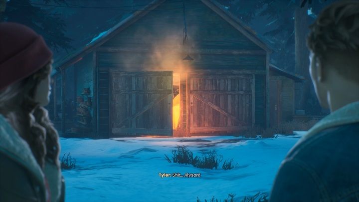 As soon as you get home, youll see the garage is on fire - Tell Me Why: House, walkthrough - Chapter 2 Family Secrets - Chapter 2 Family Secrets - Tell Me Why Guide, Walkthrough