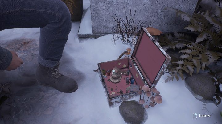 Look behind the grave to pull out the box - Tell Me Why: Chapter 2 Family Secrets - secrets, collectibles - Secrets and collectibles - Tell Me Why Guide, Walkthrough