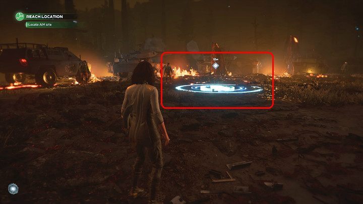 After you reach the checkpoint, stand in the marked area to receive a large number of experience points - Marvels Avengers: 50 lvl - how to reach level cap fast - Character development - Marvels Avengers Guide