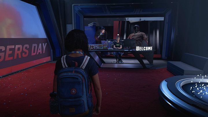 Your first task is to gather all five comics so you can get on the VIP balcony and watch the main part of the event - Marvels Avengers: I want to be an Avenger! walkthrough - Gold Coast - Marvels Avengers Guide