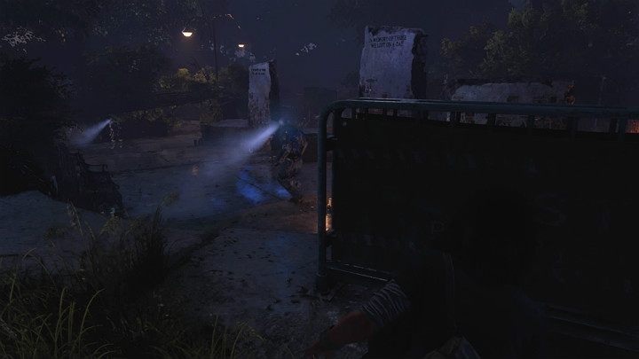 After passing through a wooded alley, you will come across another barrier, this time in front of the Inhumans memorial wall - Marvels Avengers: New normal, walkthrough - Eastern seaboard - Marvels Avengers Guide