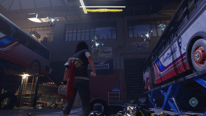 After that, you will have to fight flying enemies - drones - Marvels Avengers: New normal, walkthrough - Eastern seaboard - Marvels Avengers Guide