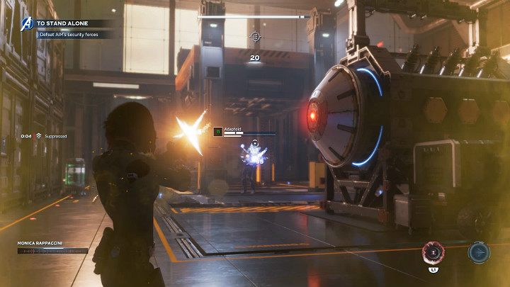 The best way to start this duel is to use a heroic attack in order to significantly reduce the health of your opponent - Marvels Avengers: To stand alone, walkthrough - Utah Badlands - Marvels Avengers Guide