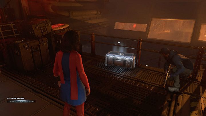 After leaving the interrogation room, you get back to playing as Kamala Khan - Marvels Avengers: Once an Avenger, walkthrough - Helicarrier - Marvels Avengers Guide