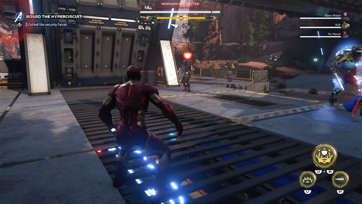 As soon as you destroy the power, the surrounding area will be overrun by enemy elite units attacking in waves - Marvels Avengers: Agony and the Ant Hill, walkthrough - Utah Badlands - Marvels Avengers Guide