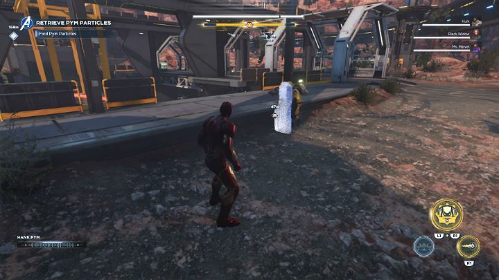 As soon as you get off the train, you will be immediately attacked by numerous enemies - Marvels Avengers: Agony and the Ant Hill, walkthrough - Utah Badlands - Marvels Avengers Guide