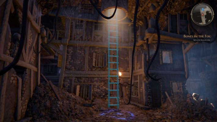 Once youre there, go to the port - Bones in the Fog | The Bards Tale 4 Main Quest Walkthrough - Main Quests - The Bards Tale 4 Game Guide