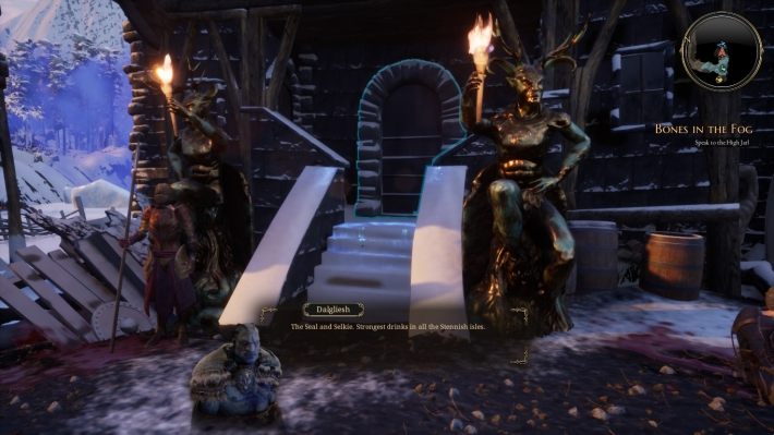 He will ask you to talk to Brakk - Bones in the Fog | The Bards Tale 4 Main Quest Walkthrough - Main Quests - The Bards Tale 4 Game Guide