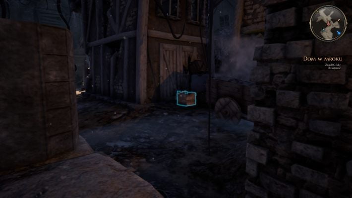 As you walk through the ruins, on the left you will find a blockade that you can push - A Home in the dark | The Bards Tale 4 Main Quest Walkthrough - Main Quests - The Bards Tale 4 Game Guide