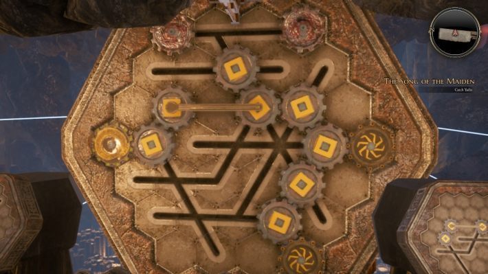 The first big gear you meet. - Gears and Cogs | Puzzles in The Bards Tale 4 - Puzzles - The Bards Tale 4 Game Guide