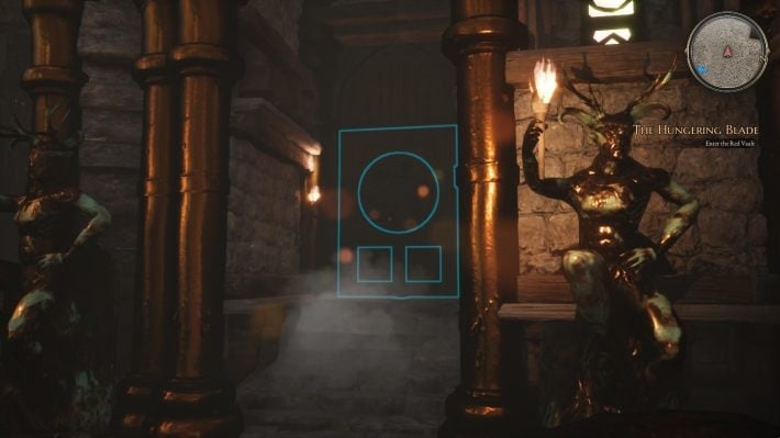 Once you are inside, push away the nearby rocks to uncover chests - A Snare of Shadows | Side Quests in The Bards Tale 4 - Side Quests - The Bards Tale 4 Game Guide