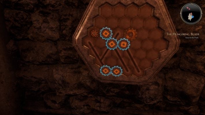 A secret passage will open, behind which you will find another chest - A Snare of Shadows | Side Quests in The Bards Tale 4 - Side Quests - The Bards Tale 4 Game Guide