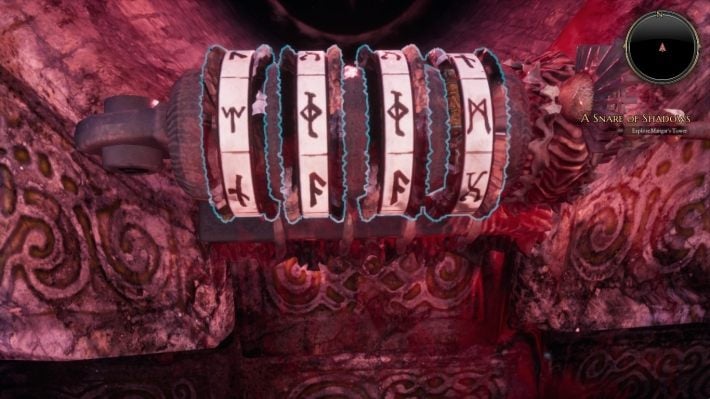 Runes on the left side should look like that - A Snare of Shadows | Side Quests in The Bards Tale 4 - Side Quests - The Bards Tale 4 Game Guide