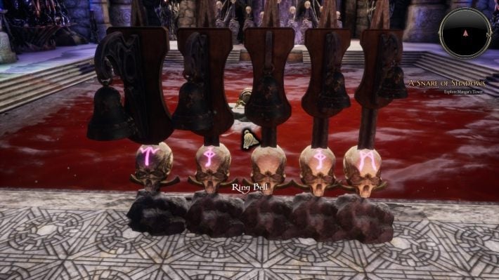 Once the enemies are dealt with, go back up and then go down - A Snare of Shadows | Side Quests in The Bards Tale 4 - Side Quests - The Bards Tale 4 Game Guide