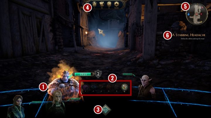 Number - User Interface in The Bards Tale 4 Game - Basics - The Bards Tale 4 Game Guide