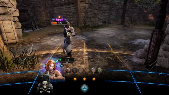 The enemy focuses when you see a purple bar above their health bar. - The Doppelganger | The Bards Tale 4 Main Quest Walkthrough - Main Quests - The Bards Tale 4 Game Guide