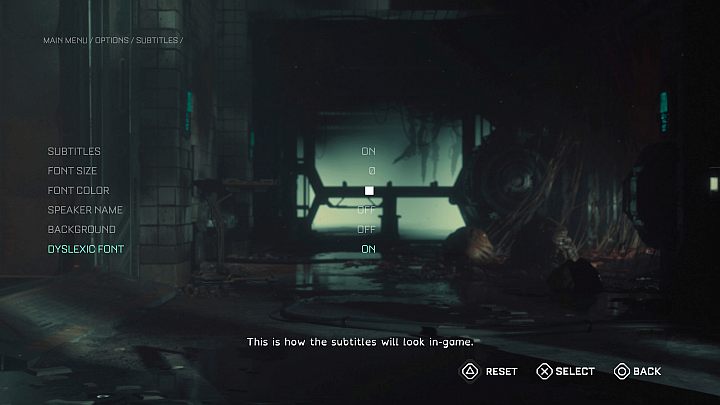 In the Subtitles tab, you can enable subtitles for all dialogue in the game - Callisto Protocol: Accessibility Features - Appendix - The Callisto Protocol Guide