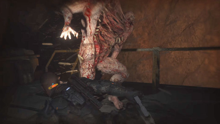 The most important thing is to dodge Two-head's melee attacks flawlessly - you need to have the stick tilted to the left or right - Callisto Protocol: How to defeat the Two-head boss? - FAQ - The Callisto Protocol Guide