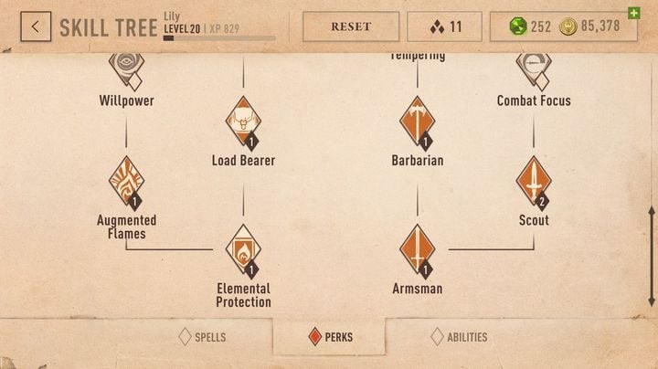 Perks are a great way to complement your style of play, although at first its better to focus on the other two trees and increase your abilities by learning the basics - Perks in TES Blades - Character creation - The Elder Scrolls Blades Guide and Tips