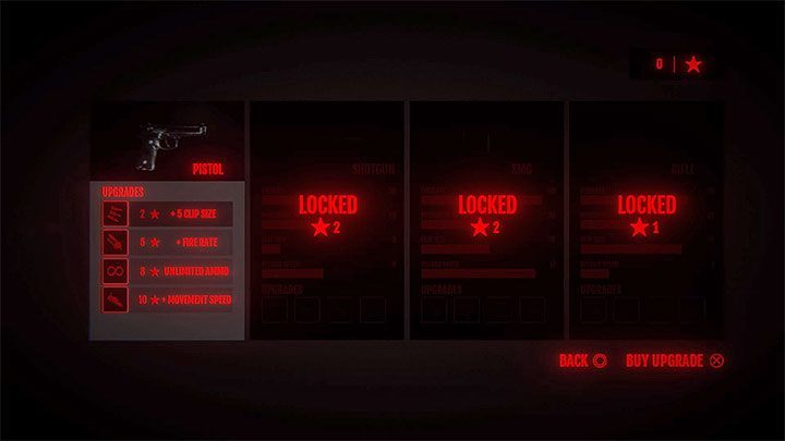 The screen where you choose weapons appears before every level - Unlocking and upgrading weapons in The Hong Kong Massacre - Basics - The Hong Kong Massacre Guide