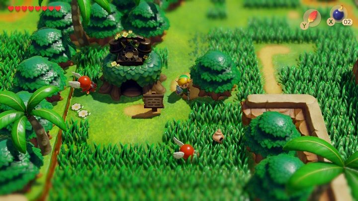 Go left ad go past the portal - Anglers Tunnel | Links Awakening Walkthrough - Walkthrough - Links Awakening Guide